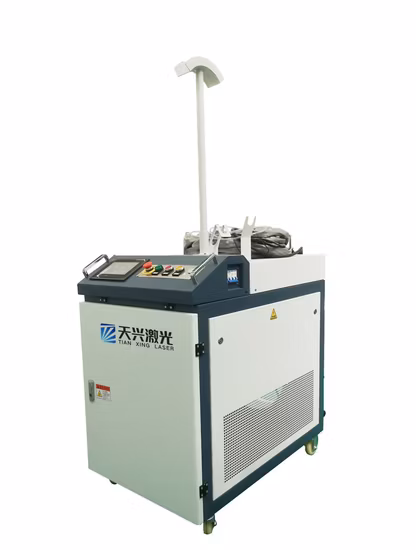 Máquina de limpieza láser de fibra para automóvil, superficie de eliminación de óxido de Metal portátil, pintura de 1500W, láser de eliminación de óxido