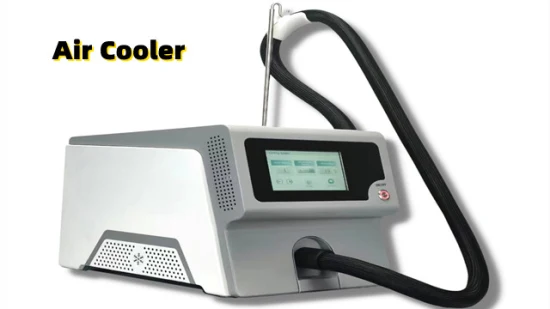 Máquina de aire frío portátil con láser fresco para tratamiento con láser, sistema de enfriamiento criogénico para enfriador de piel y aire