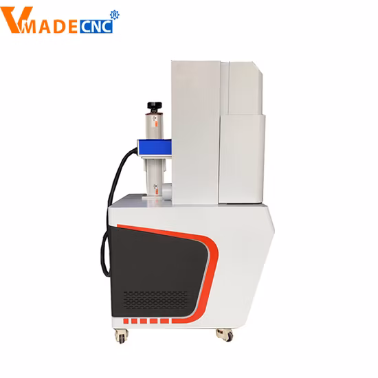 Máquina de marcado láser de fibra óptica portátil 20W 30W con fuente láser Raycus
